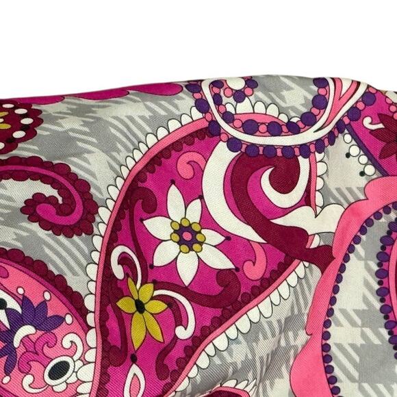 Vera Bradley Pink Paisley Laundry Bag Large Shoulder Bag Duffle Drawstring - Picture 8 of 13